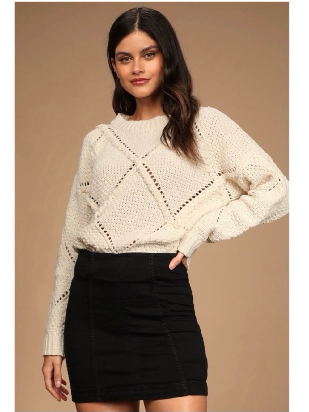 Free People Modern Femme Washed Black Denim Mini Skirt Size 6